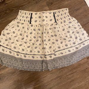 Springfield Paisley White/Cream Skirt